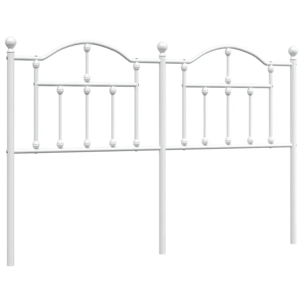 Testiera in Metallo Bianco 150 cm