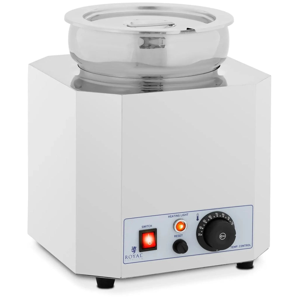 Distributore di zuppa professionale da 7 litri 500 watt finitura lucida acciaio inox argento 14_0008845