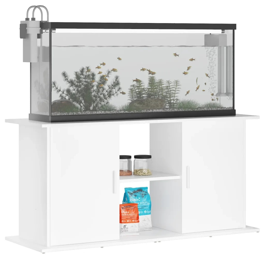 Supporto per Acquario 121x41x58 cm in Legno Multistrato Bianco CFW5123867