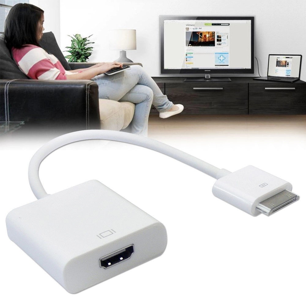 Trade Shop - Adattatore Cavo Dock Hdmi Per Iphone Ipad Schermo Film Mirror Tv Televisione -