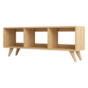 Sizzano, Mobile Porta tv 3 Vani, 120x30x48h cm Marrone