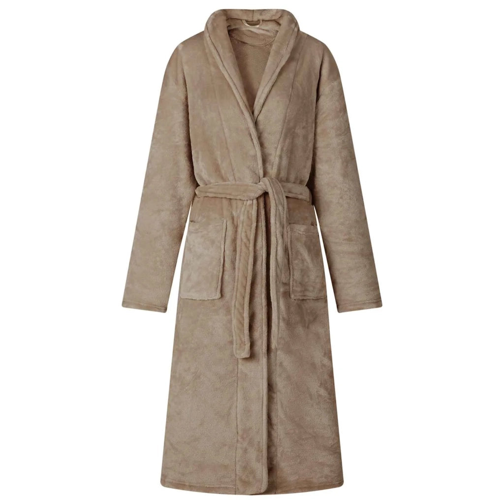 Accappatoio senza Cappuccio Cammello xxxl Flanella CFW5042351