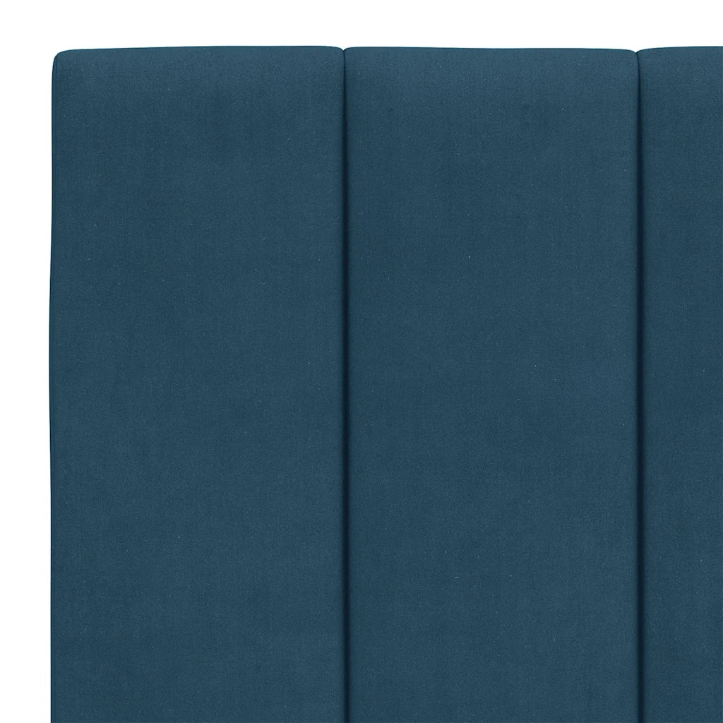 Cuscino Testiera Hanko Blu 140 cm in Velluto CFW3696075