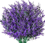 Fiori di lavanda artificiali, decorazione azzurra, giardino, matrimonio, fai da te, ufficio, casa
