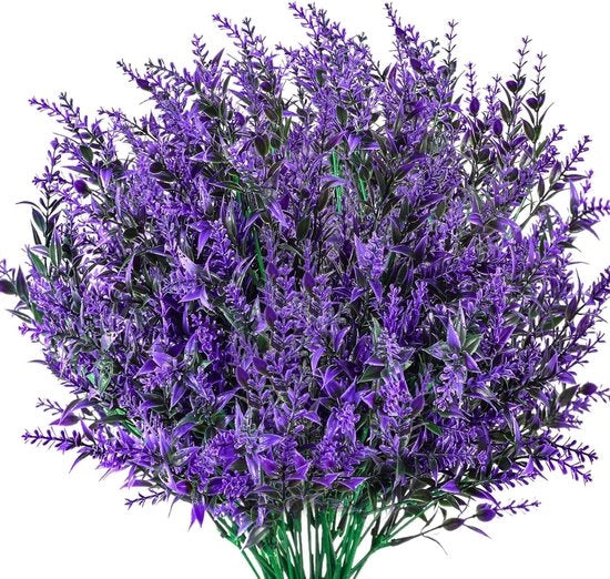 Fiori di lavanda artificiali, decorazione azzurra, giardino, matrimonio, fai da te, ufficio, casa