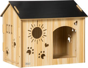 Recinzione per Cani - Esterno - Panchina - Rinnovabile - Resistente al Tempo - Ricovero per Cani - Rinnovabile - Nero