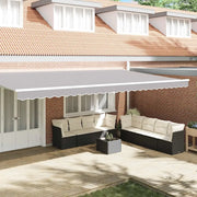 Tenda a Braccio Grigio chiaro 580 x 20 cm Tela 42000777