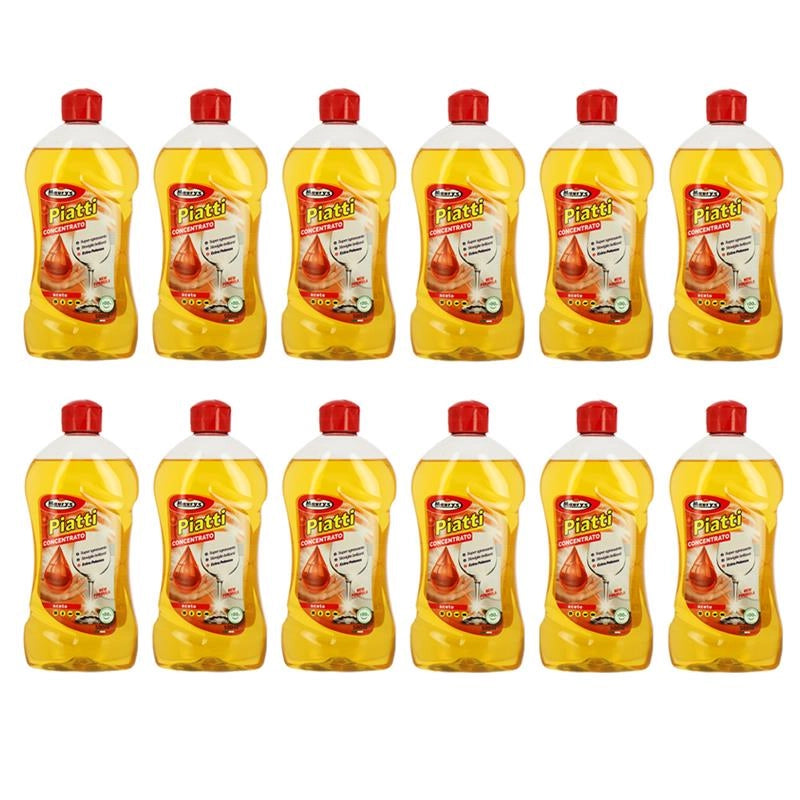 MAURY'S DETERSIVO PIATTI GEL CONCENTRATO ACETO SET 12PZ - 500ML