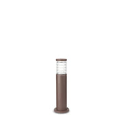 Piantana-Palo Da Esterno Moderna Tronco Alluminio Coffee 1 Luce E27 H40Cm