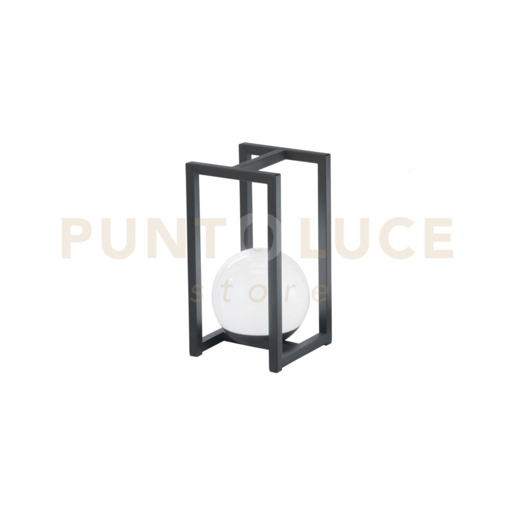 LAMPADA RICARICABILE LED CLIMAX NERA 2W 140LM 4000K IP54 16X16X30,4CM