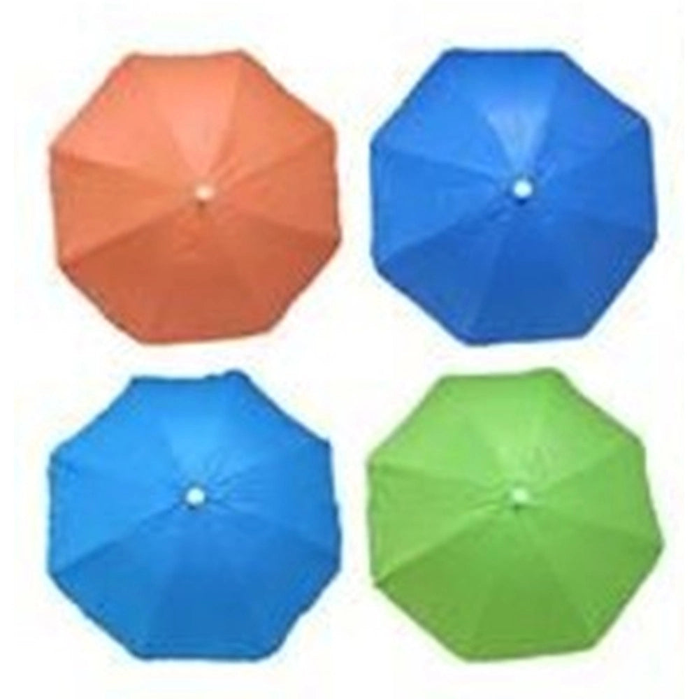 Trade Shop - Ombrellone Mare Spiaggia In Tnt ø151x180cm Con Snodo 8 Stecche Da 90cm 4 Colori 631942a -