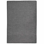 Tappeto da Esterni a Tessitura Piatta 160x230 cm Grigio 340776