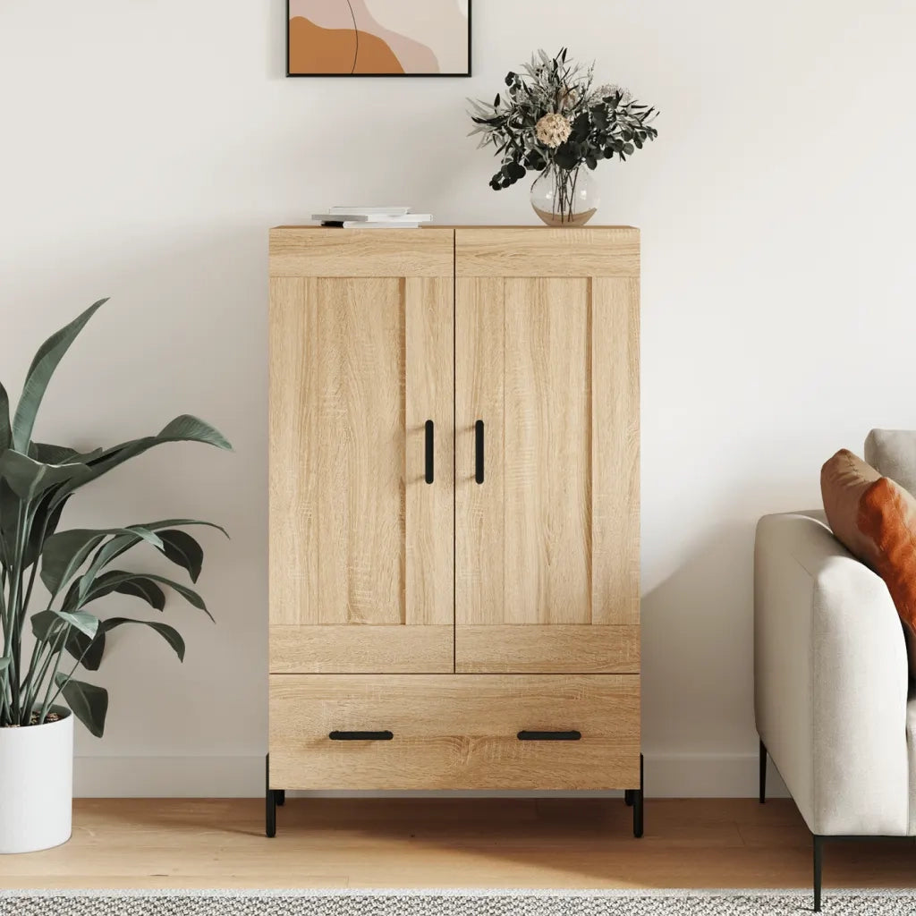 Credenza | Madia | Buffet da pranzo | Armadio da pranzo Rovere Sonoma 69,5x31x115 cm in Legno Multistrato