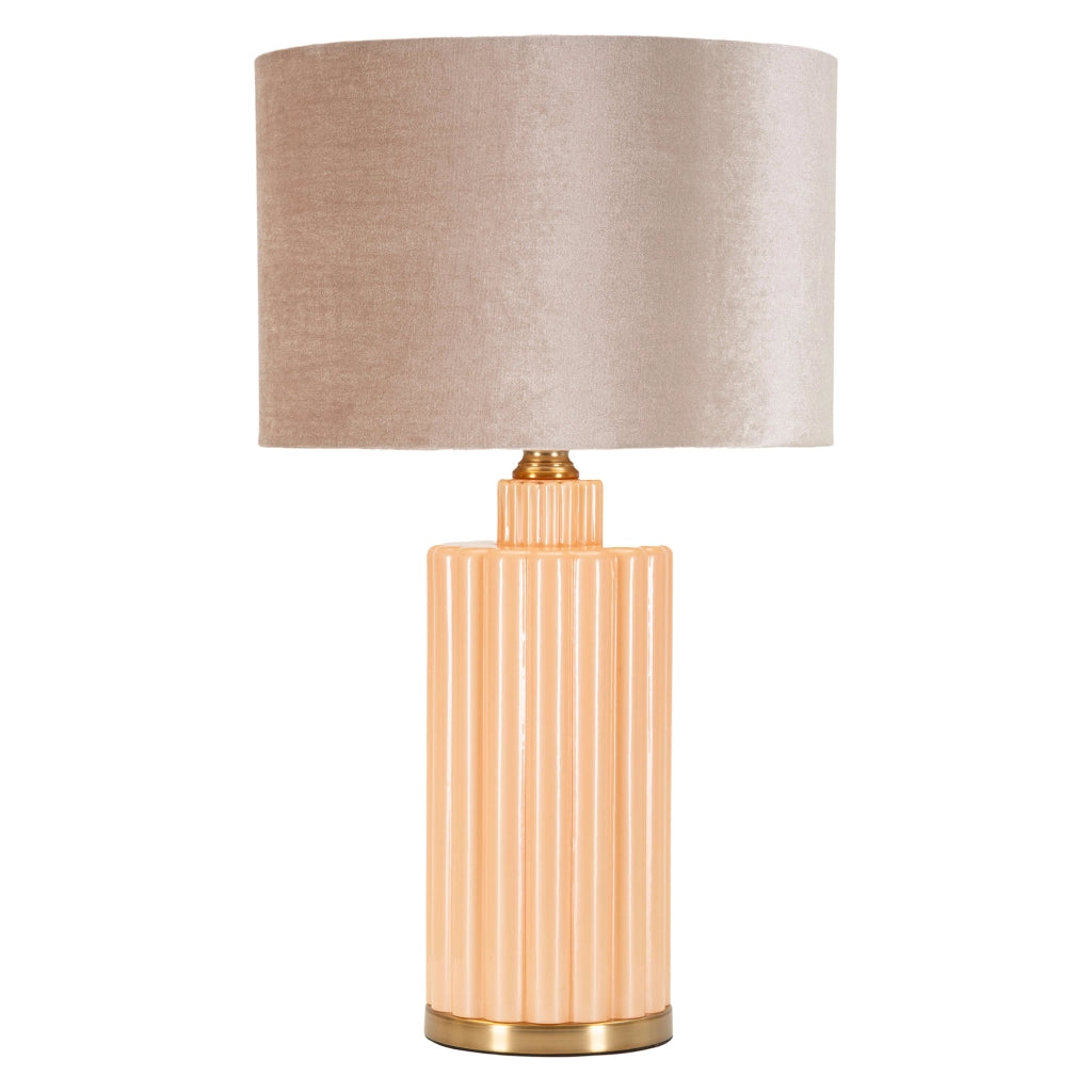 Dabaparo, Lampada da Tavolo Necessaria 1 Lampadina, Rosa Perlato