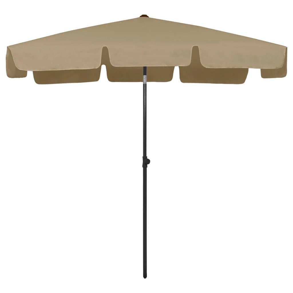 Ombrellone da spiaggia 200 x 125 cm tortora 02_0008406