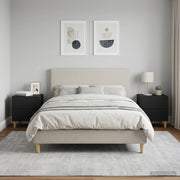 Armadio da Notte con cassetto 2 pcs Nero 43 x 34,5 x 48 cm 894528