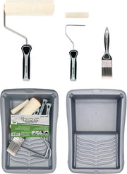 Set di rulli e palette per verniciare superfici liscie con passo corto - 175 cm