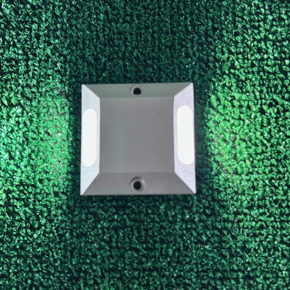 SEGNAPASSO LED 12V 4W RADENTE QUADRATO DOPPIA EMISSIONE LUCE NATURALE 4000K° IP65 - IDEALE PER SCALE CORRIDOI GIARDINI VIALETTI E PERCORSI PEDONALI