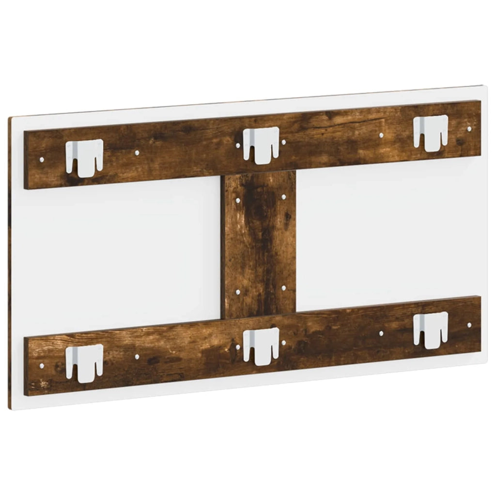 Testiera da Muro HOORN Rovere Fumo Legno ingegnerizzato 897420