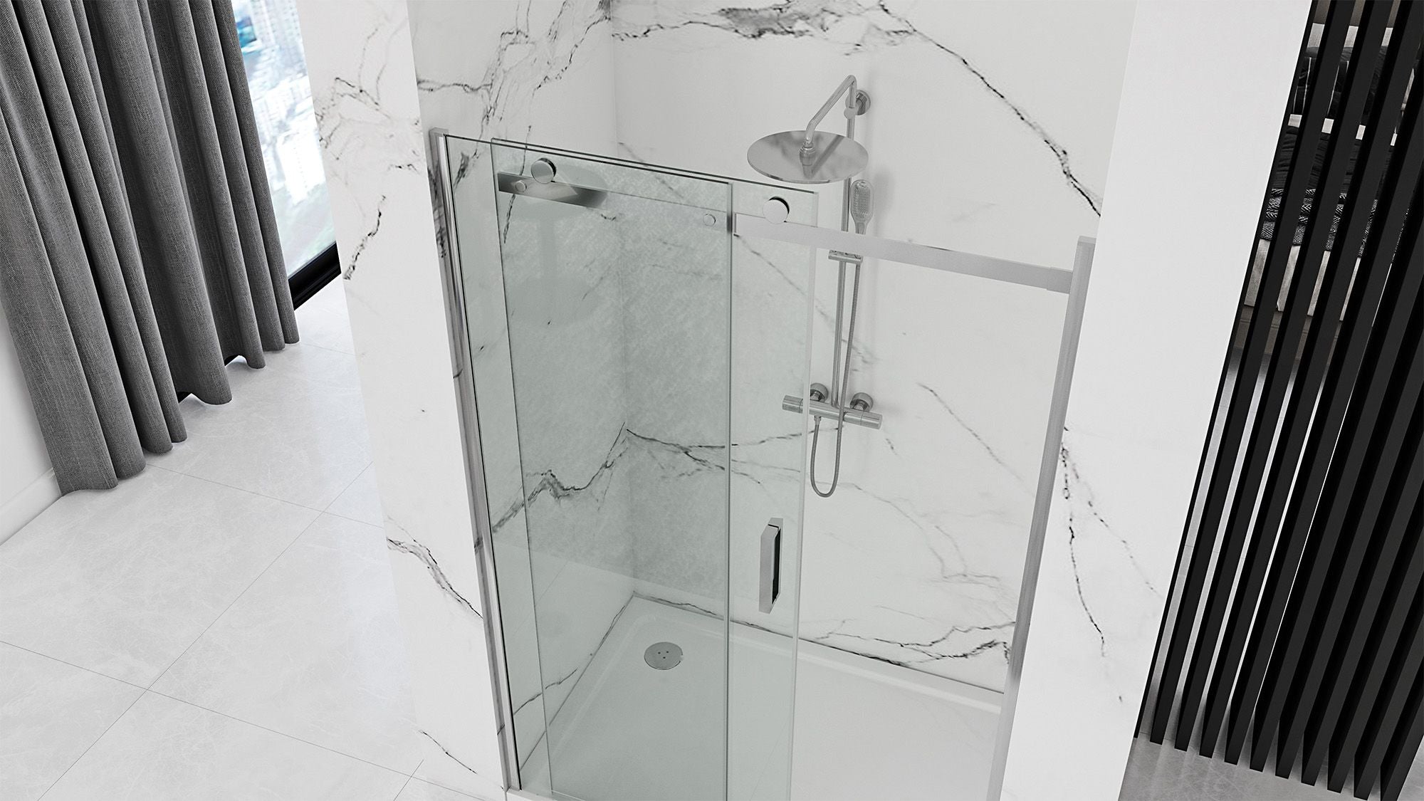 Porta Doccia Rea Nixon-2 140 destra