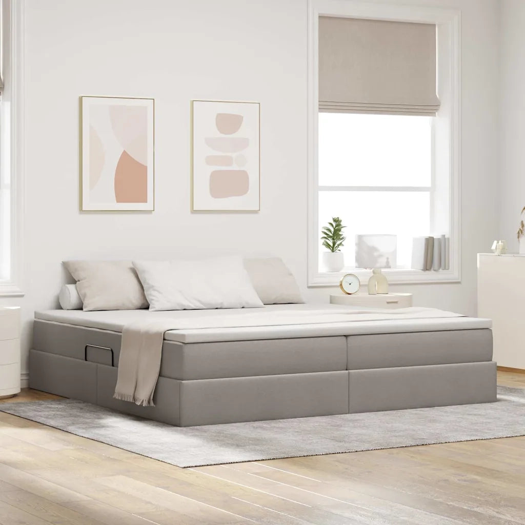Letto con contenitore e materasso Talpa 200 x 200 cm Poliestere 3370251