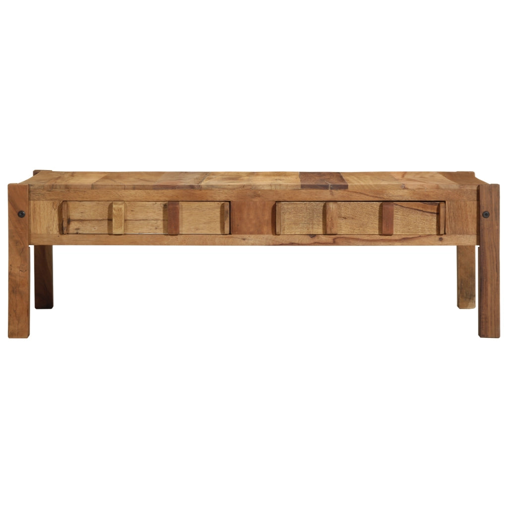 Tavolino da CaffÃ¨ 110x55x35 cm Legno massello di recupero