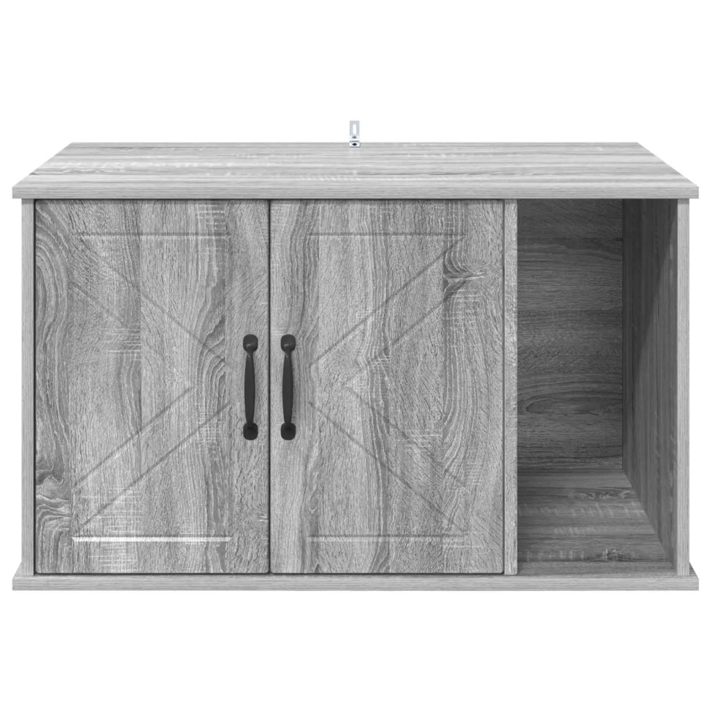 Casa per Gatti Grigio Sonoma 85 x 55 x 50 cm Legno multistrato