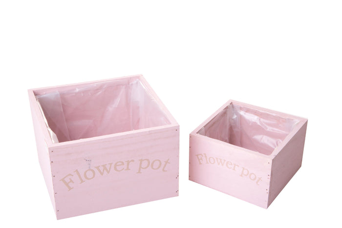 Set 4 Cubi 19 14 cm Legno