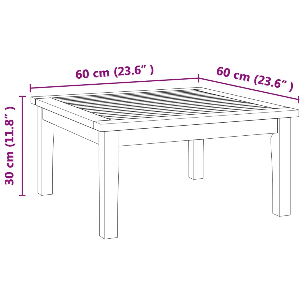 Tavolo da Giardino Marrone Legno massello di teak 42006400