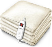 Deken elettrico per letto – Deken riscaldante per letto – Deken elettrico per letto – Deken riscaldato per letto – Riscaldamento del letto – Deken riscaldante per 2 persone – Rapido riscaldamento – Lavabile – Inverno – Comfort per la camera da letto