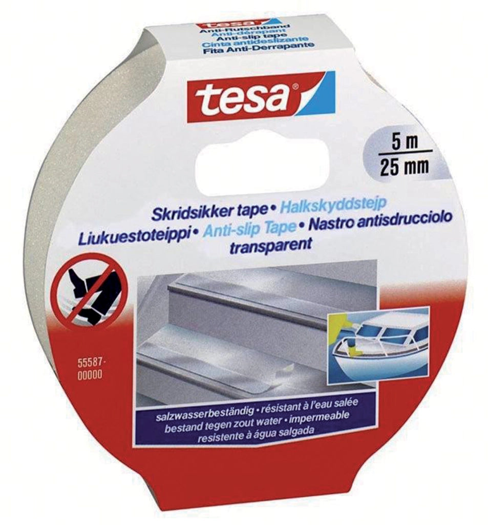 NASTRO ANTISDRUCCIOLO TESA 25 MM ROT 5M TRASP- TESA- 6,0 pz