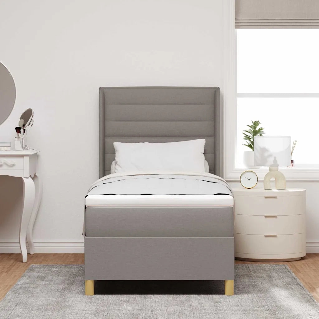 Letto a molle con materasso Talpa 90 x 190 cm Tessuto 3341746