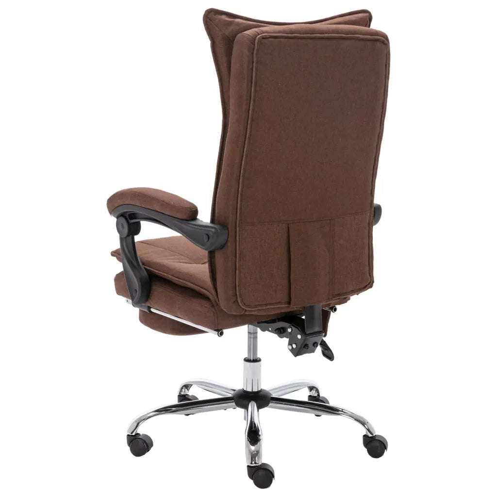 Sedia Massaggiante da Ufficio Marrone in Tessuto cod mxl 27646