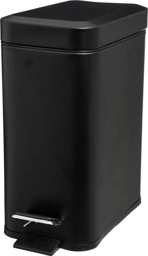 Contenitore di Rifiuti Rettilineo 5 l Nero Sabbia - Bagno Cucina