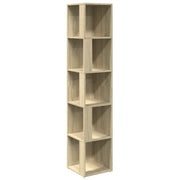 Mobile angolare moderno e pratico 33 x 33 x 164 cm elegante soluzione di contenimento per il soggiorno in legno composito rovere Sonoma 02_0047978