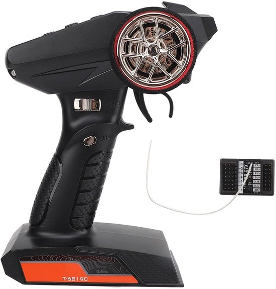 Controllore RC 7 canali - 2,4 GHz Comando a Distanza - Trasmettitore Radio - Ricevitore Multifunzione - Prestazioni affidabili - Guida stabile
