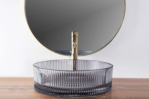 Lavabo Da Appoggio Rea Ingrid Grey