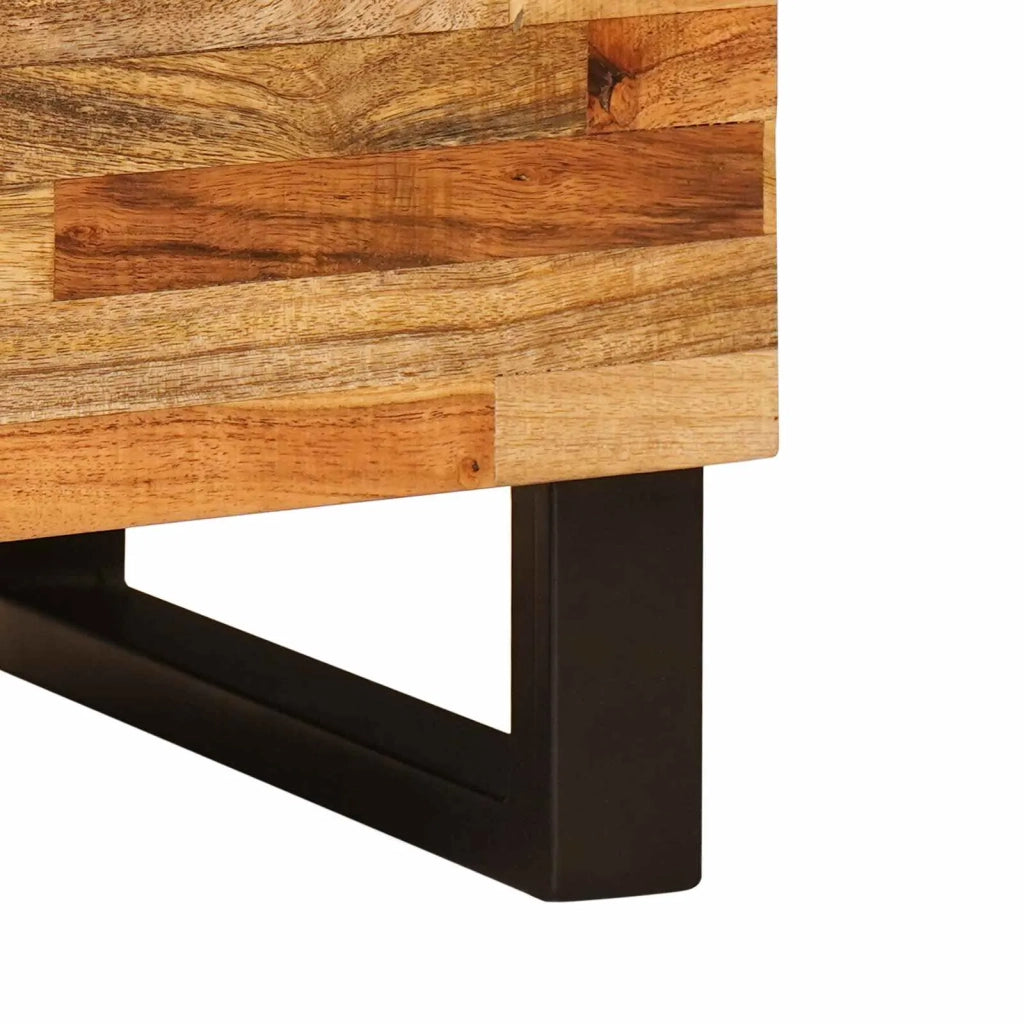Mobile TV-Credenza per TV Marrone 105 x 33 x 46 cm Legno di mango massello 790370