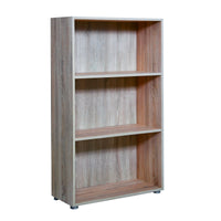 Libreria 3 Ripiani 70x29,8x119 cm in Truciolare Nobilitato Rovere Sonoma