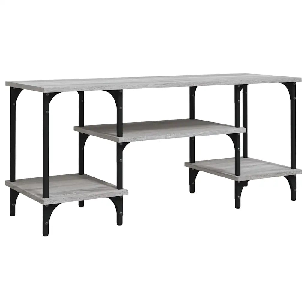 Mobile Porta TV Grigio Sonoma 102x35x45,5 cm Legno Multistrato 826333