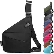 Borsa antifurto in nylon per viaggio, unisex, leggera, facile da utilizzare e con grande capacità, adatta per il viaggio e il trasporto quotidiano. 

Modello: Rechterschouder - nero