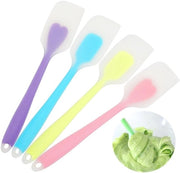 Set di Spatole per Pianificare a 4 Pezzi - Resistente al Calore fino a 260 °C - Spatole Flessibili - Senza Adesivo - Facili da Pulire - Silicio Duraturo