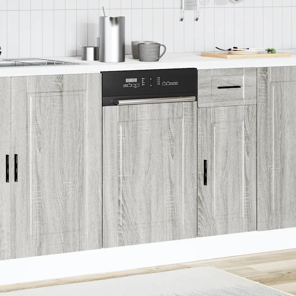 Pannello Lavastoviglie Porto Grigio Sonoma 45x1,5x67 cm