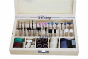 KIT 100pz ACCESSORI MINI TRAPANO smerigliatrice DREMEL MODELLISMO PUNTE FRESE