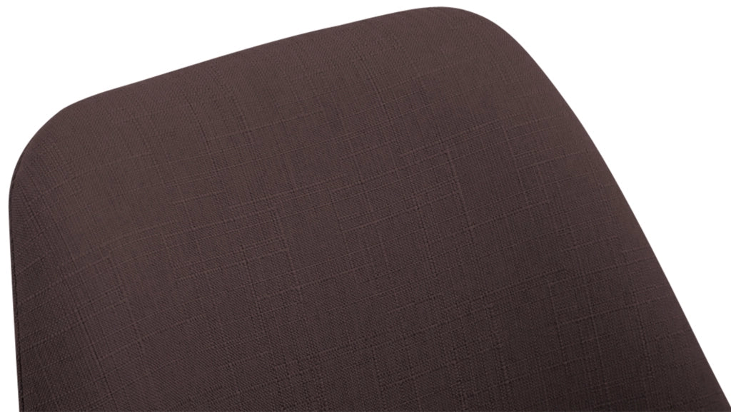 Sedia Borneo Tessuto V2 marrone,noce