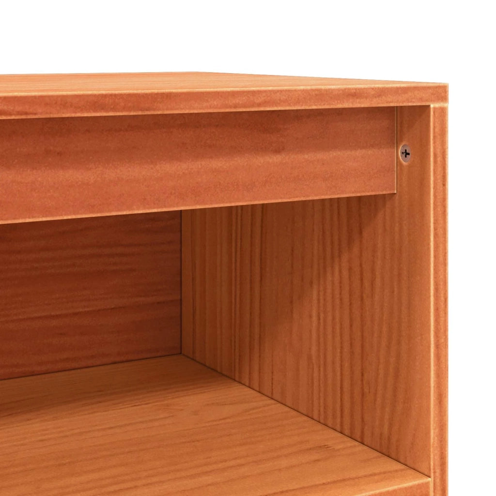 Credenza Marrone cerato 70 x 34 x 80 cm Pino massello 858250