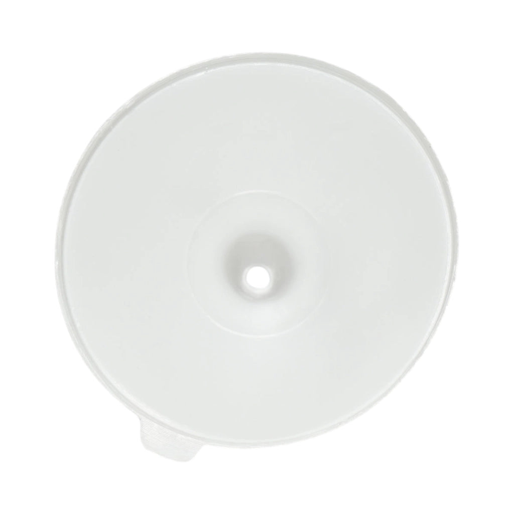 Imbuto in plastica 70mm bianco