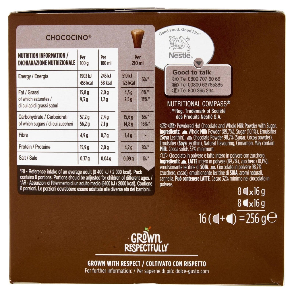 Nescafé Dolce Gusto Chococino 16 Capsule