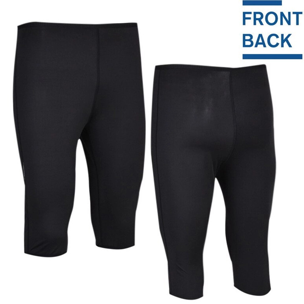 Trade Shop - Pantaloncino Dimagrante Snellente Uomo Panciera Rassodante Brucia Grassi Fitness -