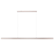 Lampada a sospensione lineare a LED in metallo rame 160 cm stile industriale forma minimalista